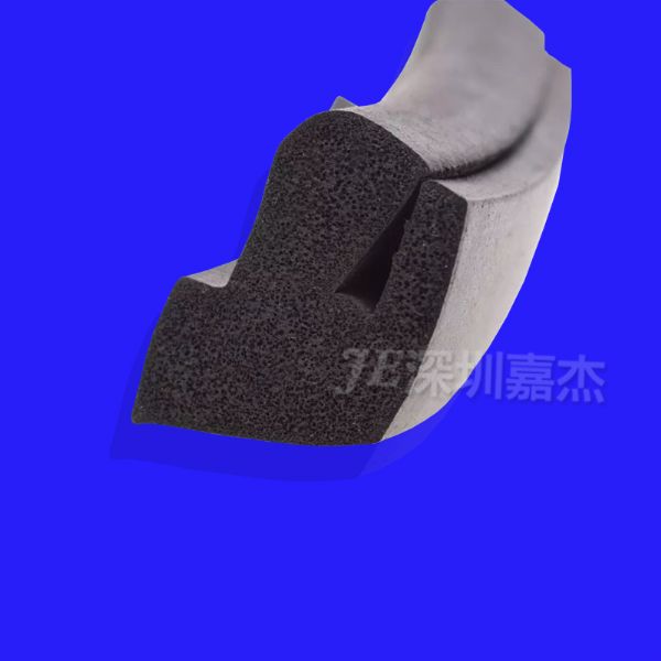 黑色U型發泡矽膠密封條