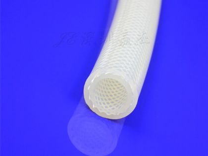 白色編織矽膠管