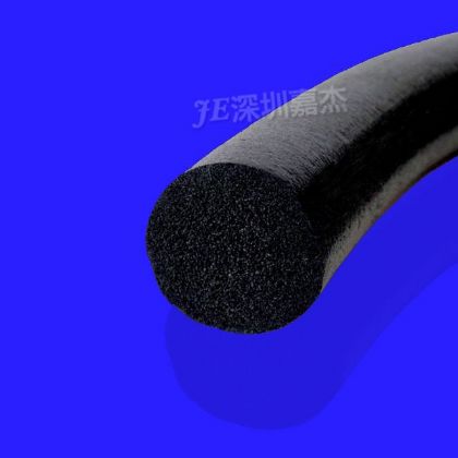 黑色大口徑發泡矽膠條