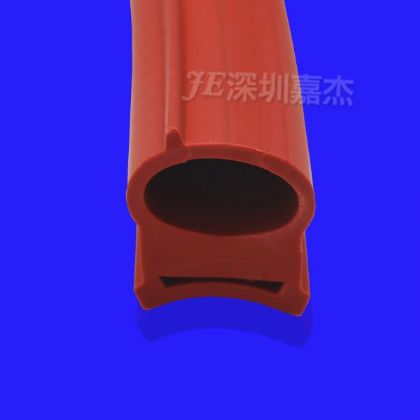 紅色異形矽膠密封管