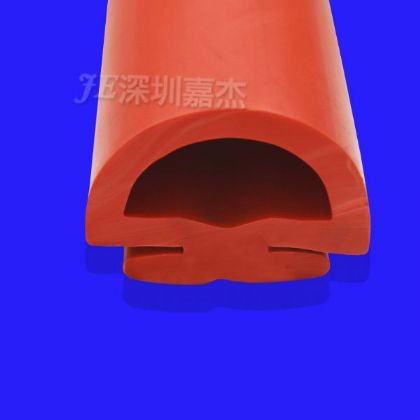 紅色D型門窗矽膠密封條