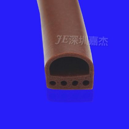 棕色D型矽膠密封條