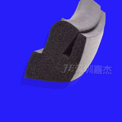 黑色U型發泡矽膠密封條
