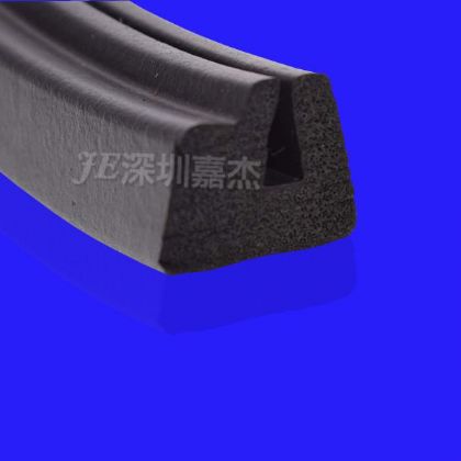 黑色異形矽膠發泡密封條